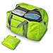WANDF Foldable Travel Duffel Bag Luggage Sports Gym, Green