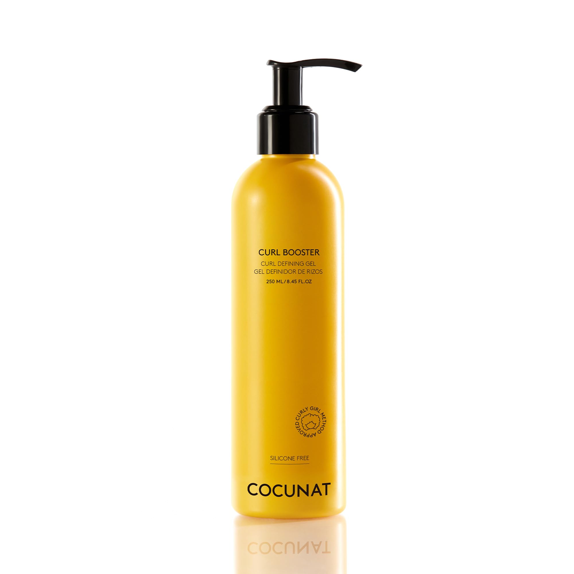 COCUNAT - Booster de Rizos - Gel de Definición - Define el Rizo sin Apelmazarlo - Elimina el Encrespamiento (frizz) - Hidrata Profundamente - Método Curly - Sin Siliconas - 250 ml