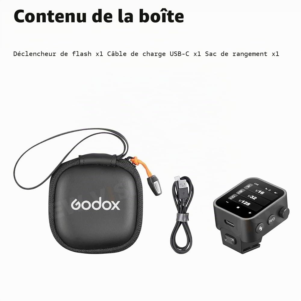 GODOX X3S X3 S X3-S Déclencheur de Flash sans Fil TTL, émetteur de Flash à écran Tactile pour appareils Photo Sony, Batterie intégrée (Version de Mise à Niveau Godox X2T / Xpro/XProII)