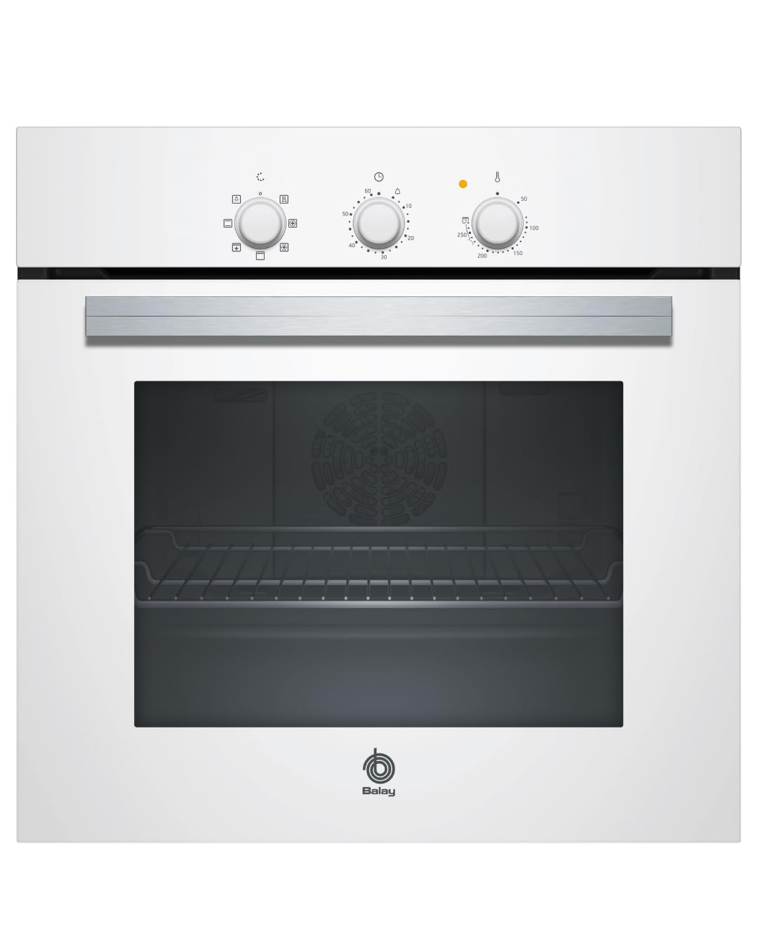 Balay - Horno multifunción, Aire 3D profesional, precalentamiento rápido, 5 funciones, negro, acero inoxidable, 3HB2010B0