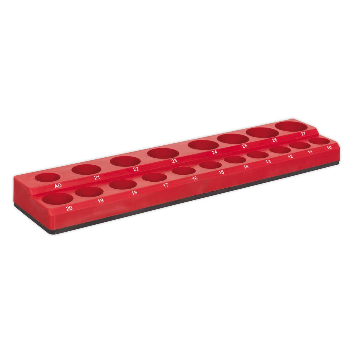 Sealey Socket Holder Magnetic 1/2""Sq Drive Capacity 19 Sockets