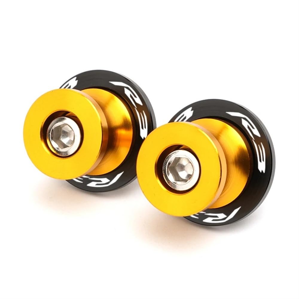 Moto Tamponi paratelaio Per Y&AMAHA Yzf R3 2015-2024 Yzf R7 2021 2022 2024 Moto Forcellone Spools Cavalletto Viti Slider 6MM Bullone(R7 Blue)