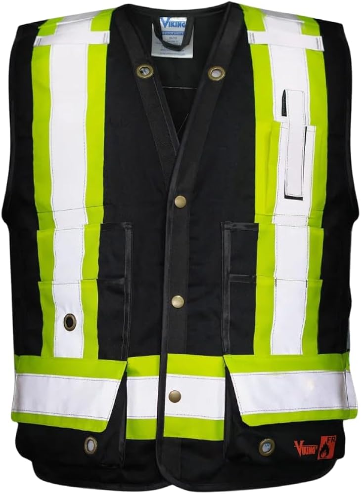 Amazon.com: Viking Open Road Surveyor FR Safety Vest - Fire