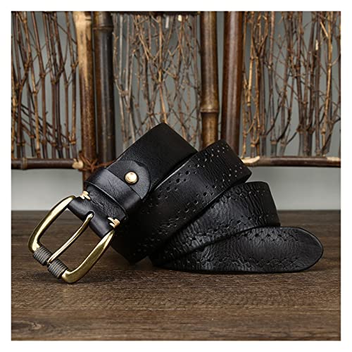 Retro Jeans Belt For Men Vintage Buckle Genuine Leather Belt For Men2