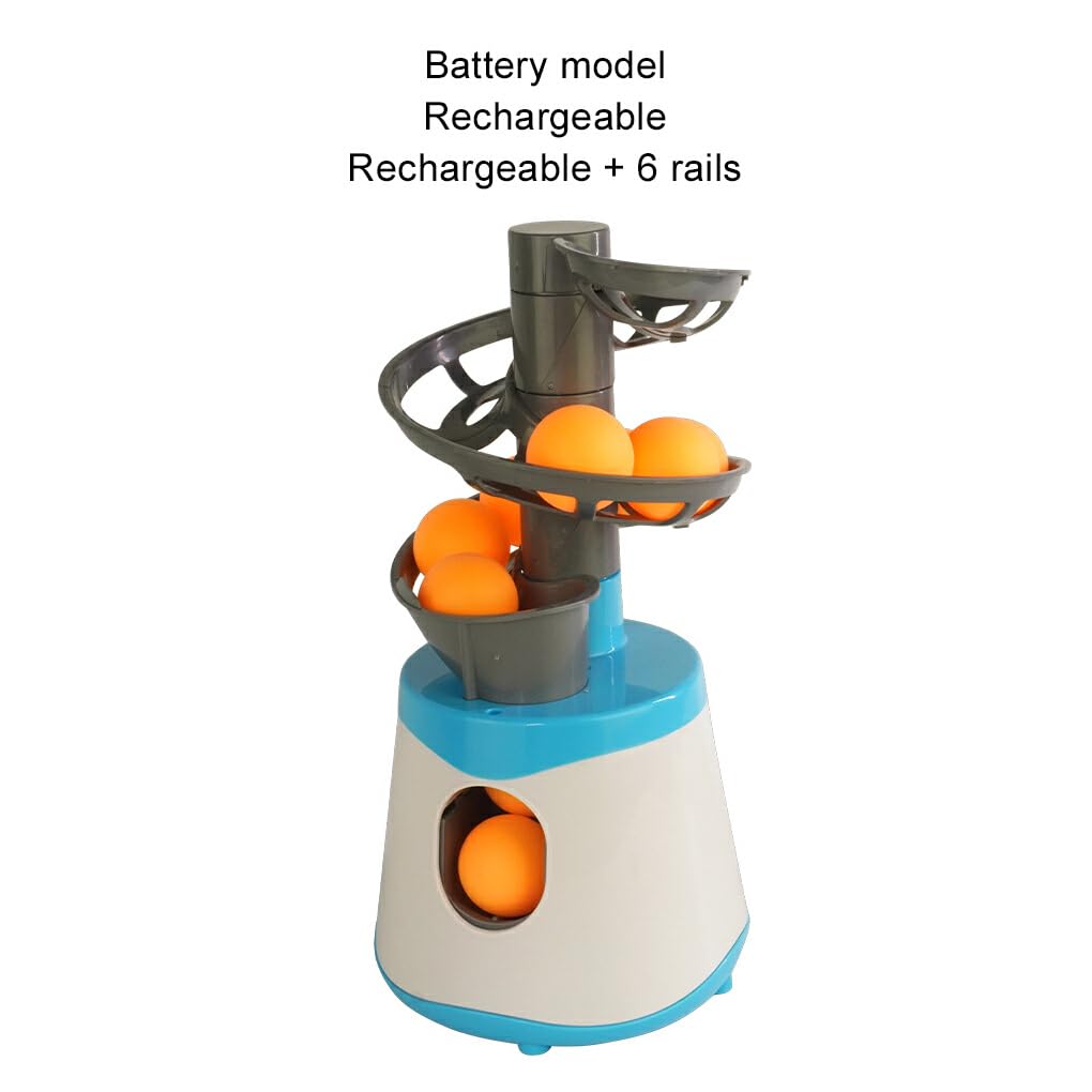 Tischtennis Trainingsroboter, leicht zu tragen, Glatte Ballauslass Bewegungsmaschine, Roboter, Tischtennis Pin Pong Trainer Roboter, USB+Sechs Abschnitt