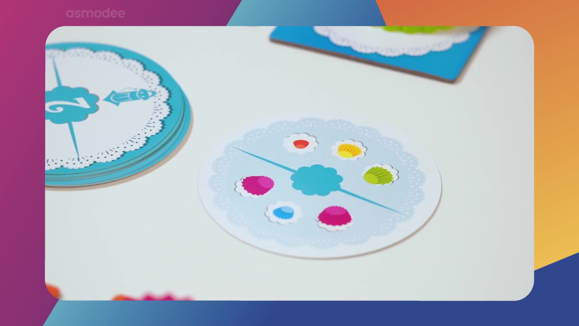 Blue Orange Cupcake Academy Gioco Cooperativo | Logica E Velocità | 2-4 Giocatori | Da 8 Anni | Durata 10 Minuti - 3