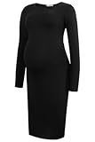 Women's Long Sleeve Maternity Dress Ruched Pregnancy Clothes