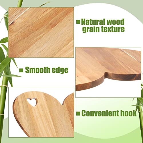 Tabla de cortar Patelai en forma de corazón, madera de acacia, ideal para charcutería, pan, queso y verduras miniatura 3