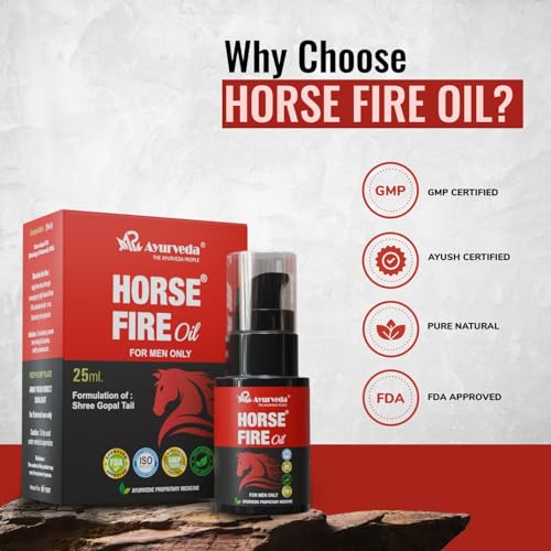 Image of Tablet (Pack of 60) & Horse Fire Ayurvedic Massage Oil For Men| Shree Gopal Tail - 25ml