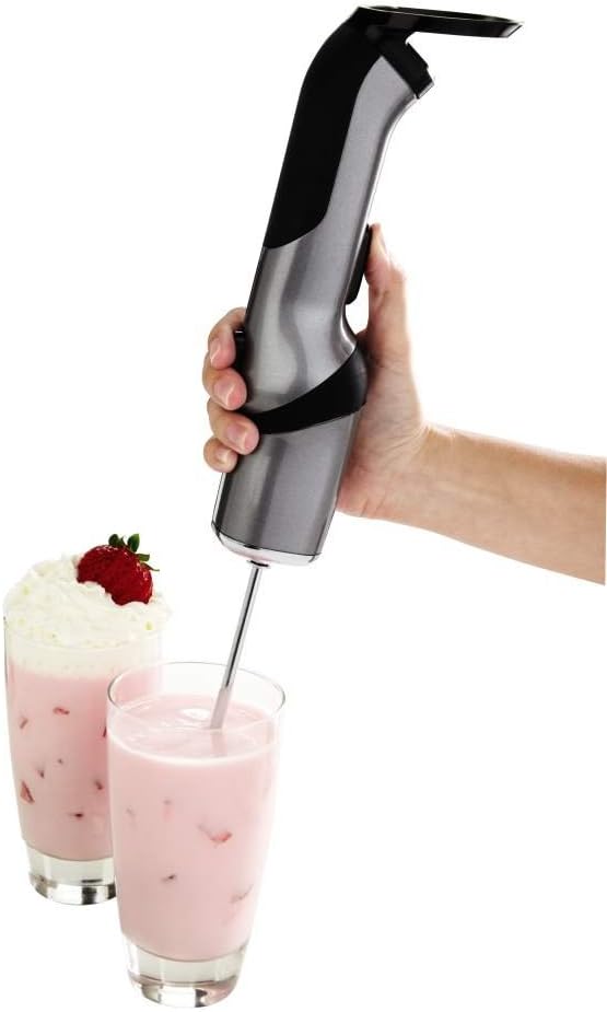 Oster 3-in-1 Twisting Handheld Mixer, Grey
