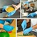 Raxwell Disposable Nitrile Gloves | Nitrile Medical Exam Gloves, Food Prep Gloves Cooking Safe Latex Free & Powder Free 4-mil