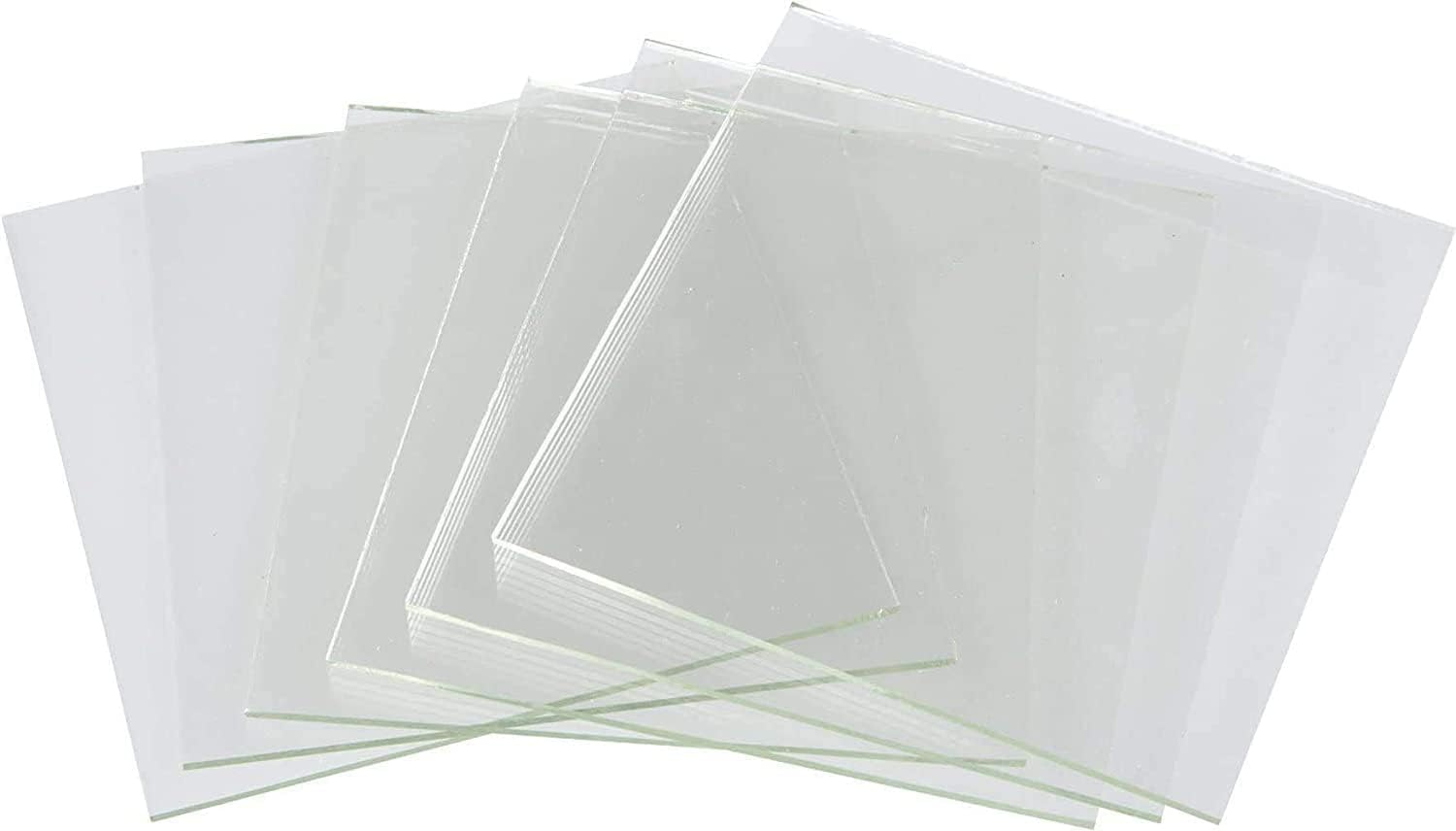 System 96 COE 96 Clear Fusing Glass Squares - 6 Pack (6x6)