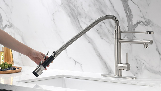 GIMILI Robinet De Cuisine Moderne Avec Pulvérisateur à