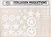 Verlinden VER0866 Dry Transfer - US Type Stars (Various Scales) [Model KIT Accessory]