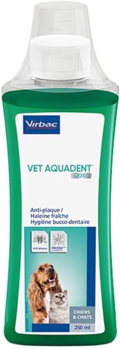 Anti-Plaque Vet Aquadent for Cats, Dogs, Horses, 250 ml