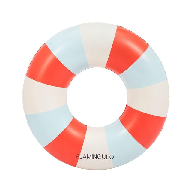 Flamingueo Flotador - Hinchable para Niños - para Playa y Piscina - Forma Donut - PVC Resistente