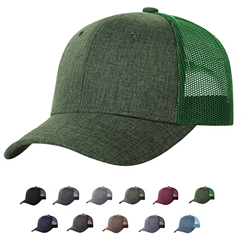 Image of TSSGBL M, L, XL, XXL Snapback Trucker Hats Baseball Caps Adjustable Blank Mesh Back Ball Caps for Men Women