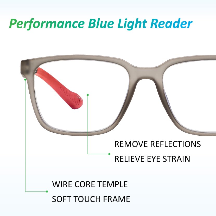 Image of SAV Men's Sportex E4220 Blue Light Reading Glasses