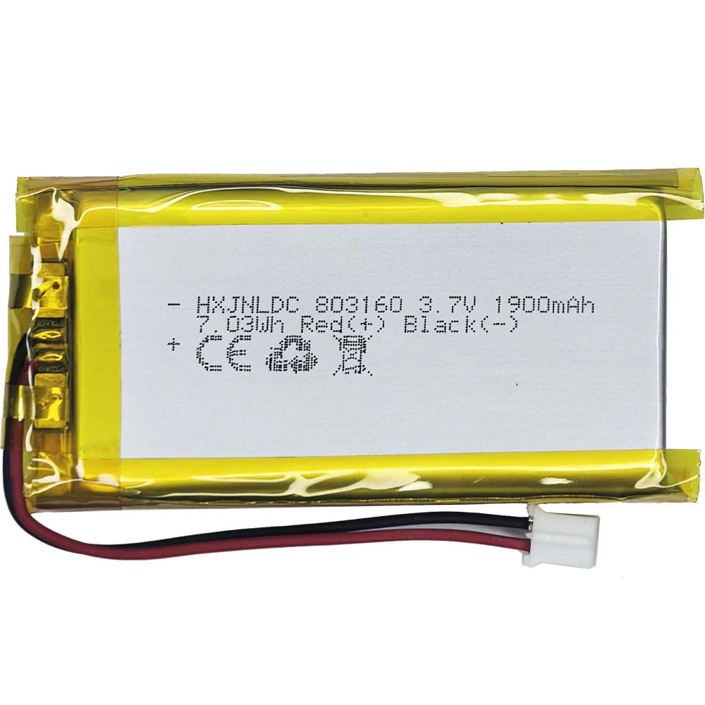 Amazon.com: HXJNLDC DC 3.7V1900mAh 803160 Rechargeable Lithium