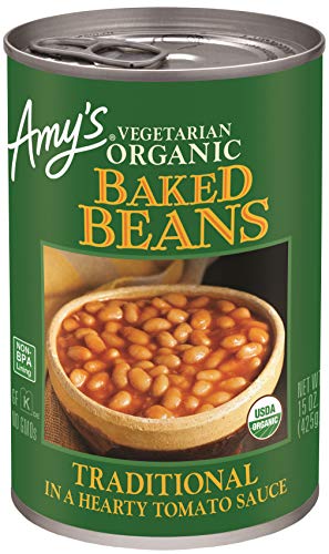 Image of Amy's Organic Baked Beans Canned, Traditional, Vegan, Gluten Free, Vegetarian, 15.4 Oz