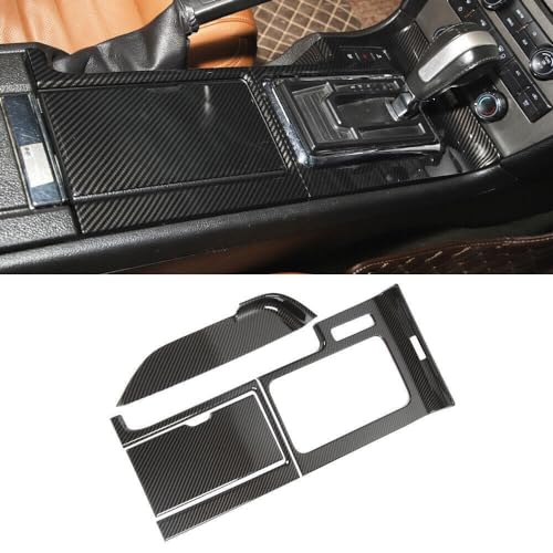 Tapas portavasos consola central carbono Ford Mustang miniatura 2