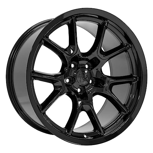 OE Wheels DG21-20100-5115-18B: 20" Replica Wheel Dg21 Fits Dodge Challenger