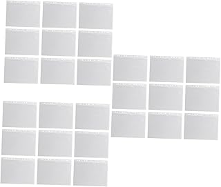 ifundom 300 Peças Pastas Transparentes De Material De Escritório Protetor De Bolso Mangas Protetoras De Fotos Pastas De Documentos Transparentes Pastas De Envelope Arquivos Pp