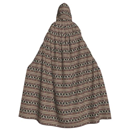 Aubnva Capa unisex ligera y transpirable con estampado de oso para Halloween, cosplay, longitud completa