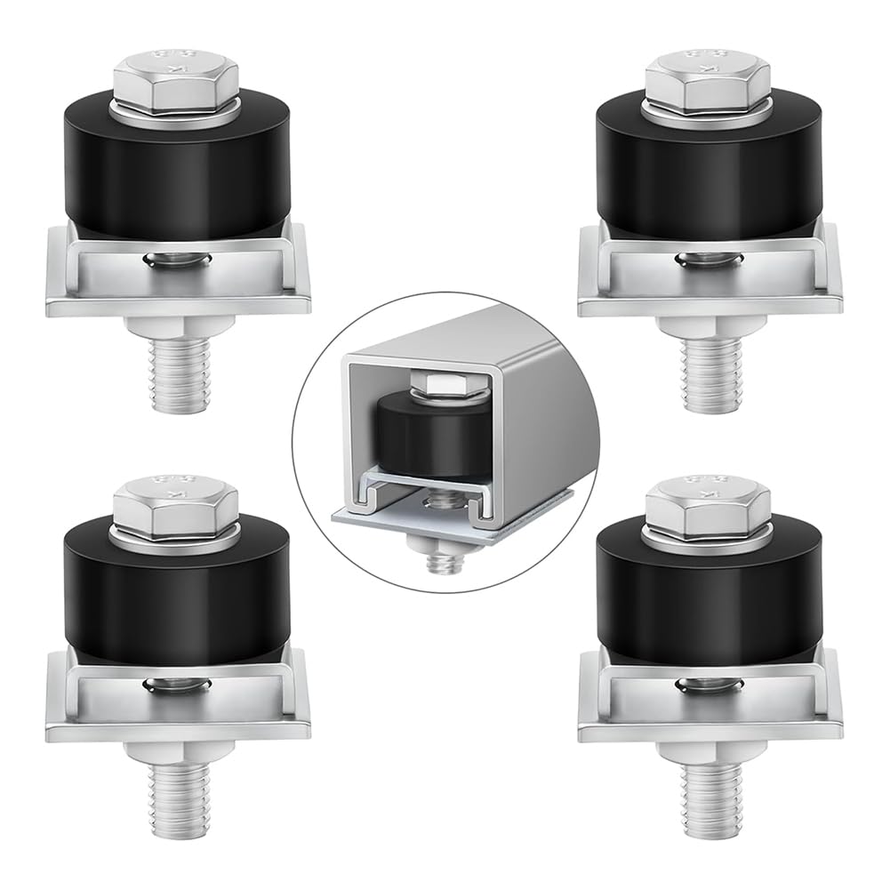 Littimoon Trolley Roller Wheels Limit for Strut Channel 1-5/8" Wide and 1-5/8"or Taller Strut Channel A