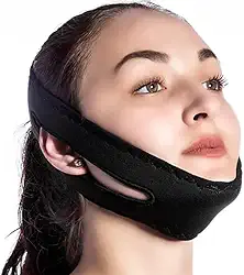 Faixa Anti Ronco Ajustável Queixeira Apneia do Sono Reparador Unissex UN