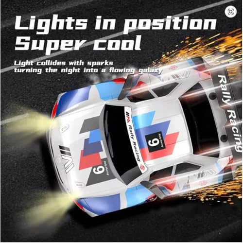 Image of B-M-W M4 Cool Spark Remote Control Racing Car for Kids & Adults | High Speed RC Drift Car with Realistic Spark Effects | 2.4GHz Wireless Control Off road Vehicle Toy | Indoor Outdoor RC Toy Car.
