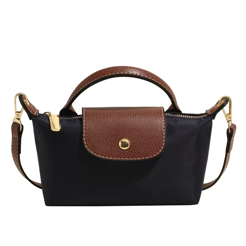 Women's color matching messenger bag small mini bag with adjustable shoulder strap for daily use in light shoulder travel