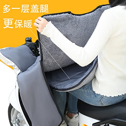 Générique Tablier Scooter, Couvre Jambe Scooter Le Vent du de véhicule électrique est l'automne et l'hiver for Augmenter l'épaisseur Pare-Brise Voiture Batterie la à l'eau imperméable Froide