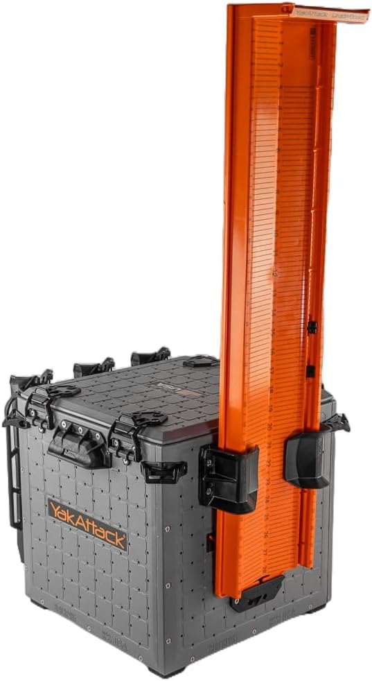 YakAttack LeaderBoard Scabbard | Quick-Draw Measuring Board Holster | GridLoc BlackPak Pro Compatible | Mounts in Multiple Positions (Vertical, Horizontal, 45°) | Made in USA