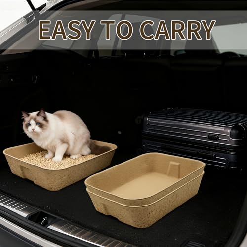 8 Cajas Desechables para Gatos 16 x 12 x 3 Pulgadas miniatura 4