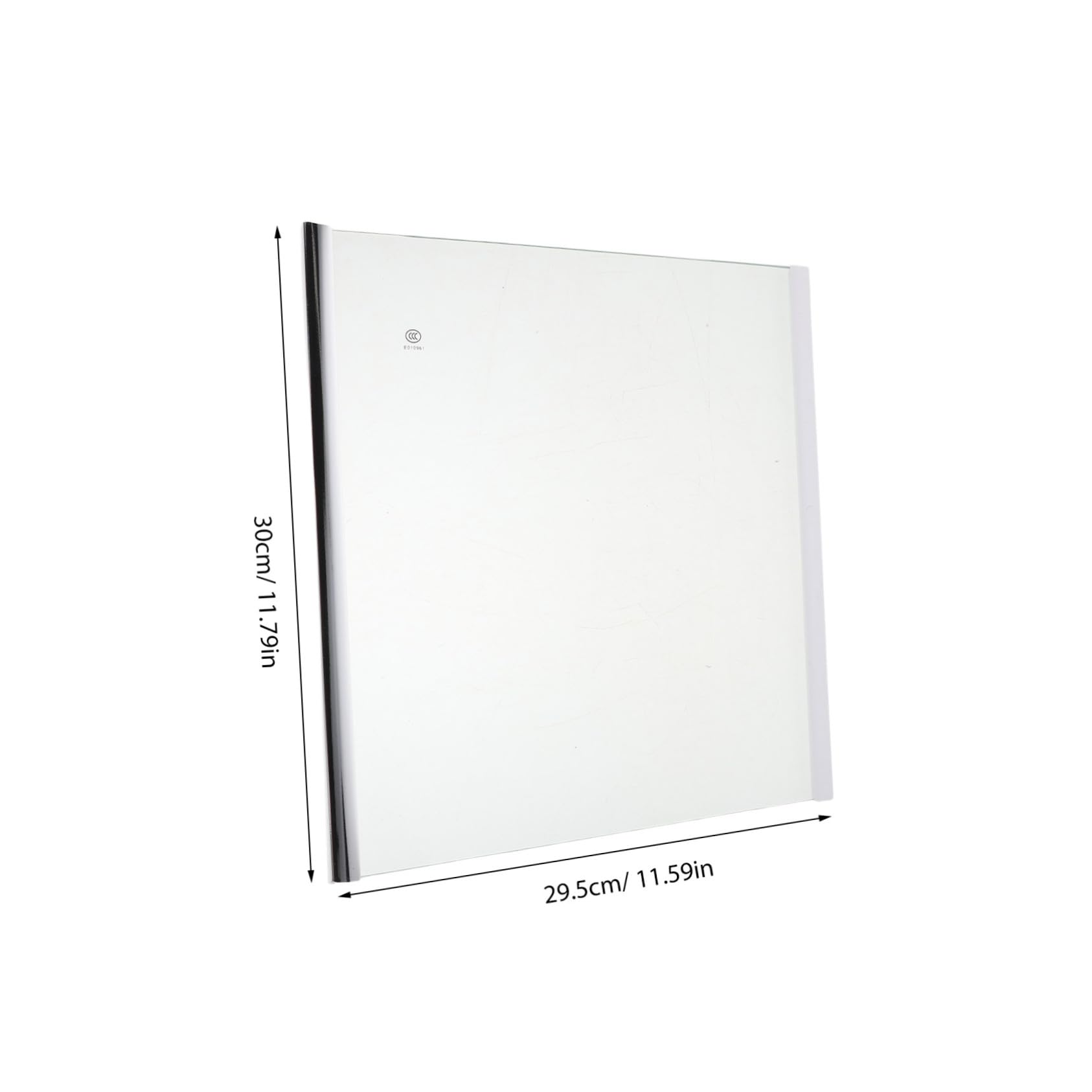 HOMSFOU 1 Estante de Vidrio Templado para Refrigerador, Balda Frigorífico Alta Capacidad de Carga, Bordes Seguros y Superficie Fácil de Limpiar para Organización en Nevera y Congelador