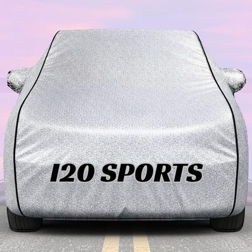 Image of Kings of Cover New Silver 100% Waterproof i20 Sports Car Cover | Polyester Car Body Cover for Rain & Sun | UV Protection, Dustproof, Scratch Resistant, Windproof, Heat Resistant, Custom Fit