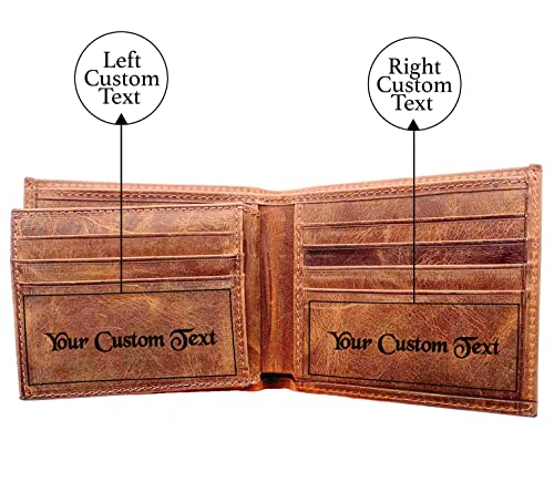 Personalized Wallet For Men, Custom Wallets For Men, Birthday Gifts For Men, Customized Monogram Wallet For Men, Son, Grandpa, And Boyfriend, Wedding, Anniversary, Graduate #TOP4