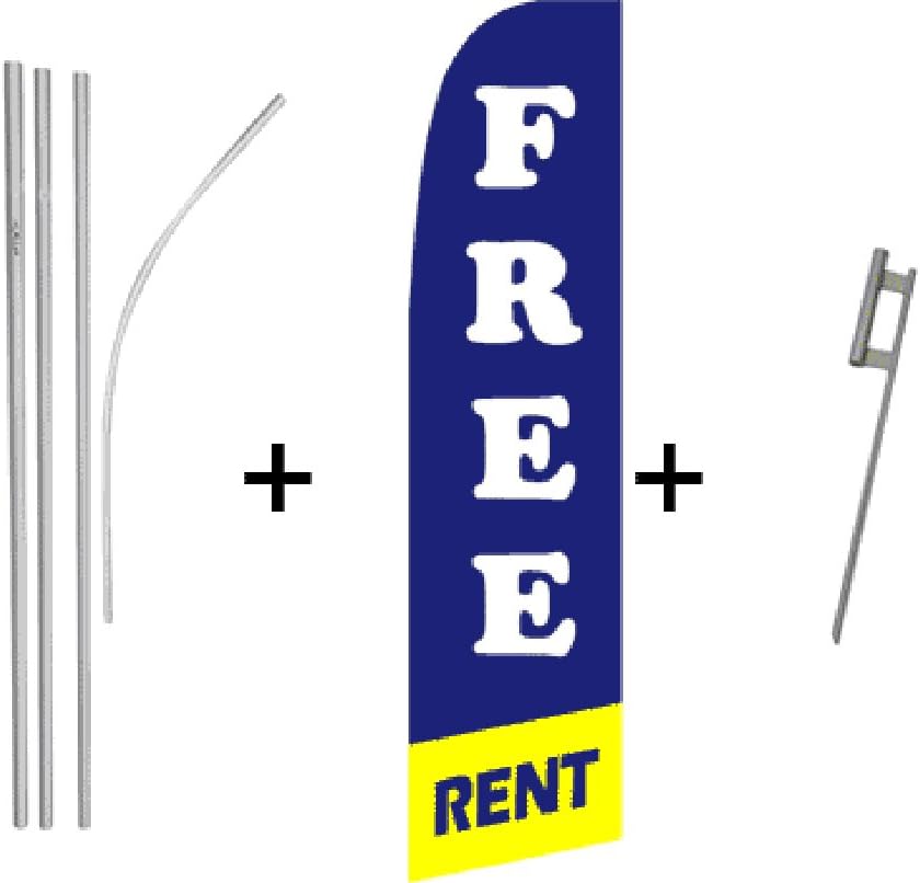 Free Rent Super Flag & Pole Kit