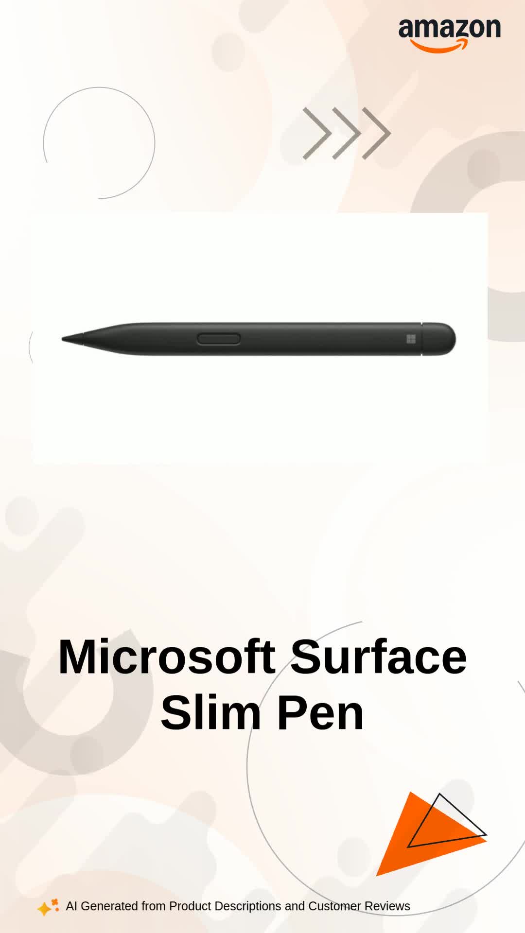 Microsoft Surface スリムペン 2 黒　純正 Microsoft Surface Slim Pen 2 Hdwr Black Pen - Black, (8WV-00005