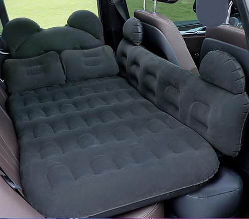 トヨタ 新型 ヴォクシー ノア 90系 に適用車中泊マット 車載 エアーベッド 車中泊 マット 車用ベッド 分離可能 後部座席 車中泊 グッズ 独立サポートエアクッション 防水防潮 PVC+群がる素材 簡単空気入れ ピロー付 仮眠 キャンプ 旅行用 屋外用