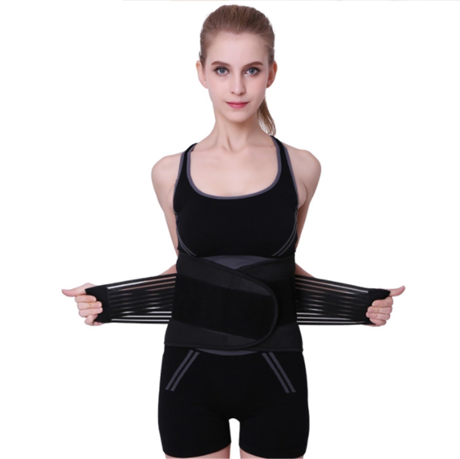 Fascia Lombare Cintura di Supporto for La Schiena Traspirante Cuscino Lombare for Donna E Uomo Cintura Modellante for Il Corpo Sportivo Fascia Schiena Lombare(XXL)