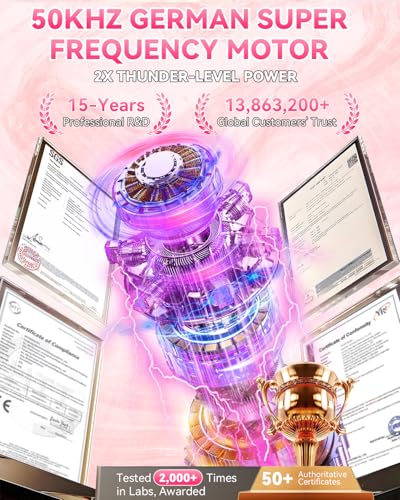 Image of Ultrasonic Contact Lens Cleaner and Contact Lens Applicator Tool Kit (Pink+Rose Gold)