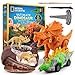 National Geographic Ultimate Dinosaur Activity Kit – 5 Hands-On Activities for Kids 4+, Build a Triceratops, Dig Out a T. Rex Tooth, Paint a Dino Car, Create Clay Dino Models