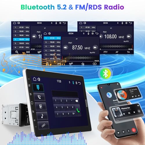 Radio para auto con pantalla táctil 10.1 pulgadas miniatura 7