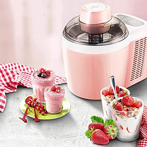 RONGJJ Eismaschine, Hauseismaschine, Softeismaschine, Aus Obst, Frozen Yogurt Machine Sorbet Frozen Fruit Dessert, Gray – Bild 5