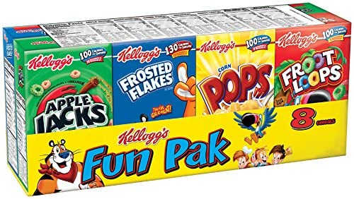 Fun Pack Breakfast Cereal - Kellogg's (Pack of 2)