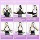 DAILIENFUS Rücken Geradehalter,Haltungskorrektur Rücken Damen Und Herren Verstellbare Haltung Korrektur Gurt Atmungsaktive Back Posture Corrector-Verstellbare Gerade Haltungstrainer (Grau, M)
