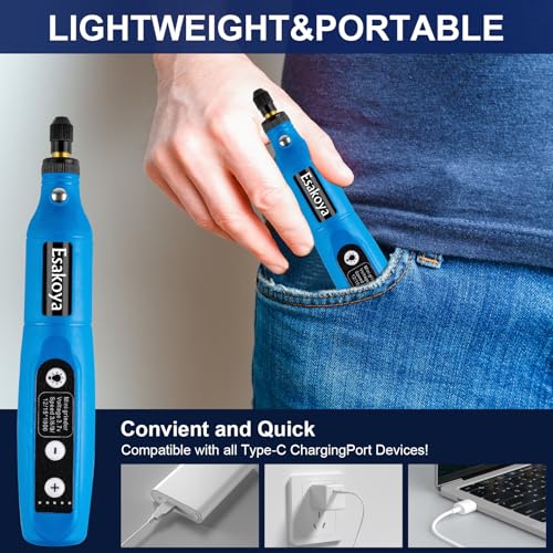 Esakoya Cordless Rotary Tool 75-Piece