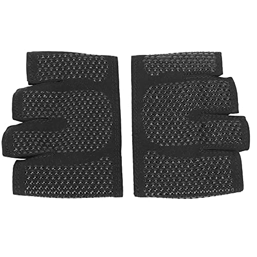 Gym Gloves, Breathable Half Finger Gym Gloves Comfortable Exercise Glove Non Skid Enhanced Silicone Grip Palm Sports Supplies for Cross Training Fit Athletes (M)